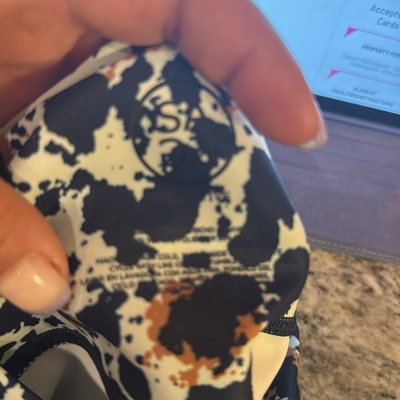 Sage Collective Everyday Ink Spot Print Leggings.  Size M - Picture 8 of 9